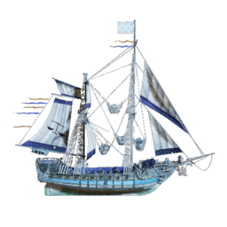 French Merchant Brig icon